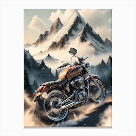 The Bike Canvas Print