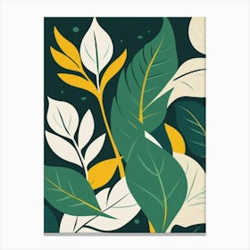 Tropical Leaves Canvas Print