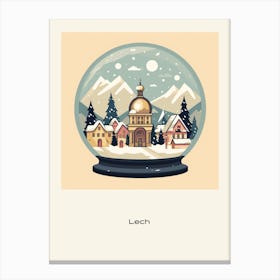 Lech Austria 1 Snowglobe Poster Canvas Print