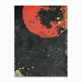 Red Moon 5 Canvas Print