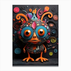 Colorful Owl 1 Canvas Print