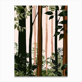 Forest Background Canvas Print