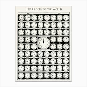 Clocks Of The World Canvas Print