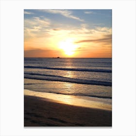 Sunset in Tamarindo Beach, Costa Rica Canvas Print