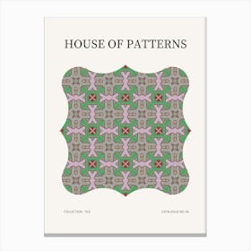 Tile Pattern Poster 4 Canvas Print