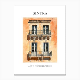 Sintra Travel And Architecture Poster 1 Canvas Print