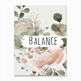 Balance No 5 Canvas Print