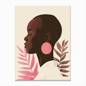 Portrait Of African Woman 72 Canvas Print