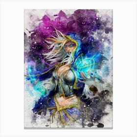 Jaina Proudmoore World Of Warcraft Canvas Print