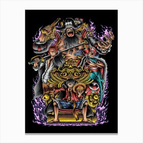 One Piece Anime Poster 14 Canvas Print