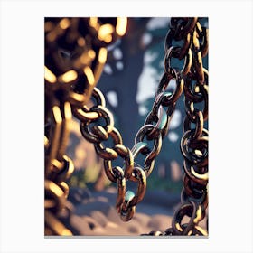 Chained Chains Canvas Print