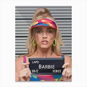 Barby in Prison Canvas Print