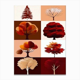 Autumn Trees, Autumn Collection 1 Canvas Print