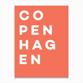 Copenhagen - Travel Art Print Canvas Print
