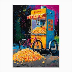 Popcorn Cart 3 Canvas Print