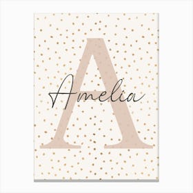 Amelia Canvas Print