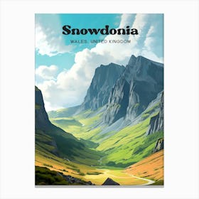 Snowdonia Wales United Kingdom Nature Travel Art Canvas Print