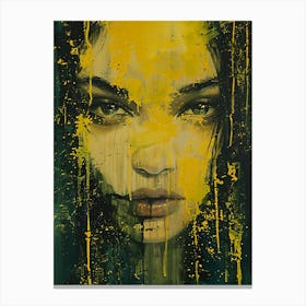 Splatter Painting Canvas Print