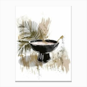 Bowl Of Soup Canvas Print