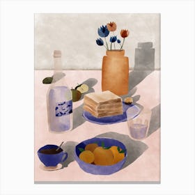 Favorite Breakfast Canvas Print