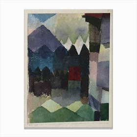 Paul Klee Föhn Im Marc’Schen Garten Canvas Print