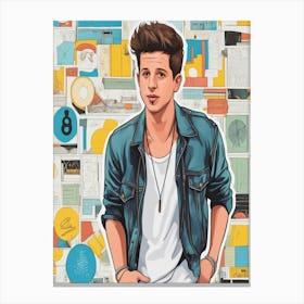 Charlie Puth 2 Canvas Print