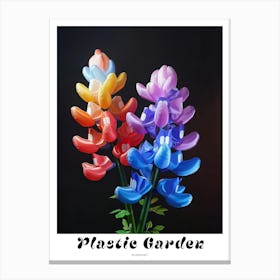 Bright Inflatable Flowers Poster Bluebonnet 4 Canvas Print