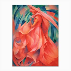 Pink Futurism Canvas Print