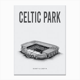 Celtic Park Celtic Fc Stadium Canvas Print