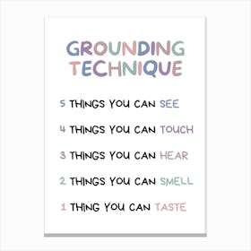 Grounding Technique Canvas Print