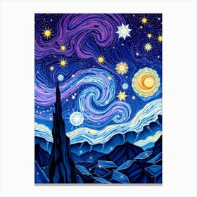 Starry Night 27 Canvas Print