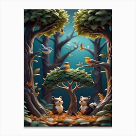 Magic forest Canvas Print