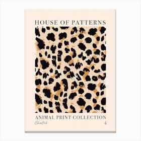 House Of Patterns Cheetah Animal Print Pattern 4 Canvas Print