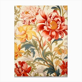 Floral Wallpaper 184 Canvas Print