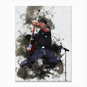 Smudge Of Mike Ness Jump Canvas Print
