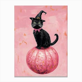 Witch Pumpkin Canvas Art Canvas Print