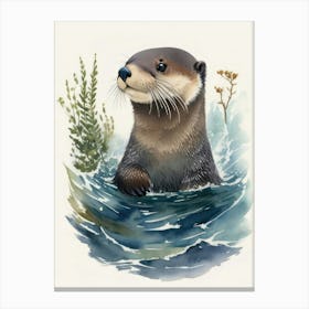 Sea Otter 1 Canvas Print