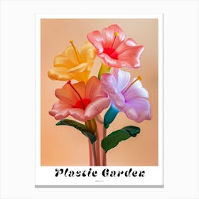 Dreamy Inflatable Flowers Poster Hibiscus 1 Canvas Print