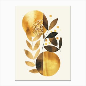 Gold Leaf Canvas Print 14 Canvas Print