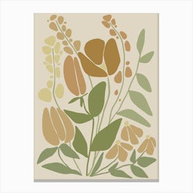 Scandinavian Flower Canvas Print