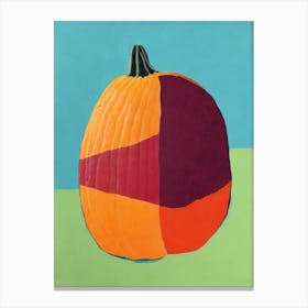 Hubbard Squash Bold Graphic vegetable Canvas Print
