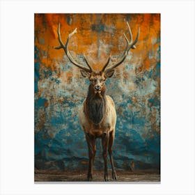 Elk painting 1 Canvas Print
