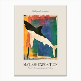 Shark 3 Matisse Inspired Exposition Animals Poster Canvas Print