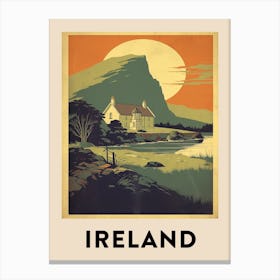 Vintage Travel Poster Ireland 5 Canvas Print