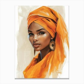 Portrait Of African Woman 48 Canvas Print