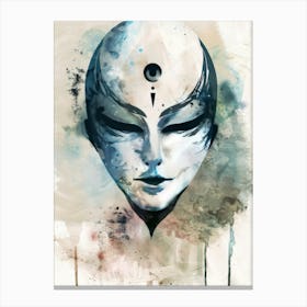 Alien Face 2 Canvas Print