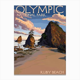 Olympic National Park Canvas Print