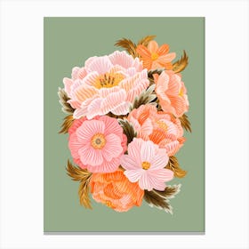 Peonies 1 Canvas Print