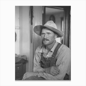 Edwin Gorder, Farmer, Near Montana State Line, Williams County North Dakota By Russell Lee Canvas Print