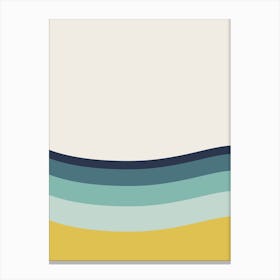 Abstract Ocean Wave Canvas Print